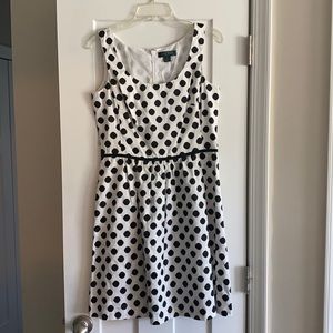 Ralph Lauren Black and White Dress Size 8